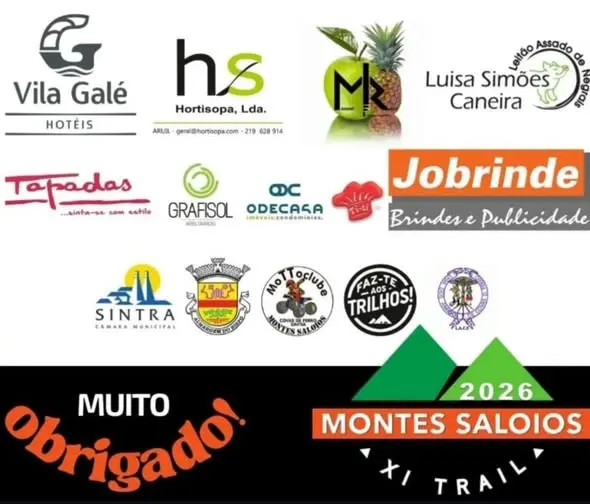 Trail Montes Saloios 2026 - Obrigado a todos
