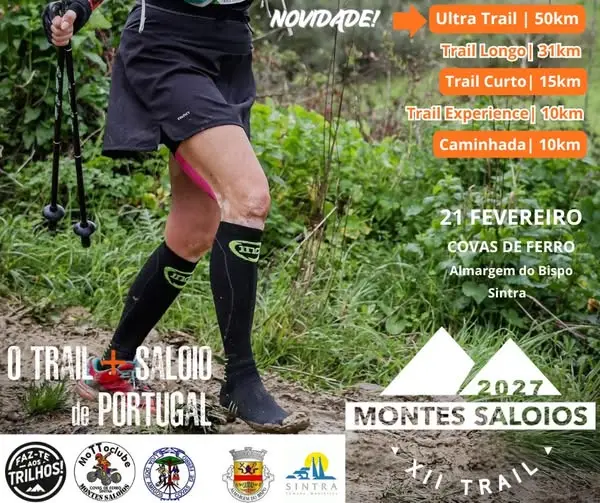 XII Trail Montes Saloios já tem data - 21 de Fevereiro de 2027